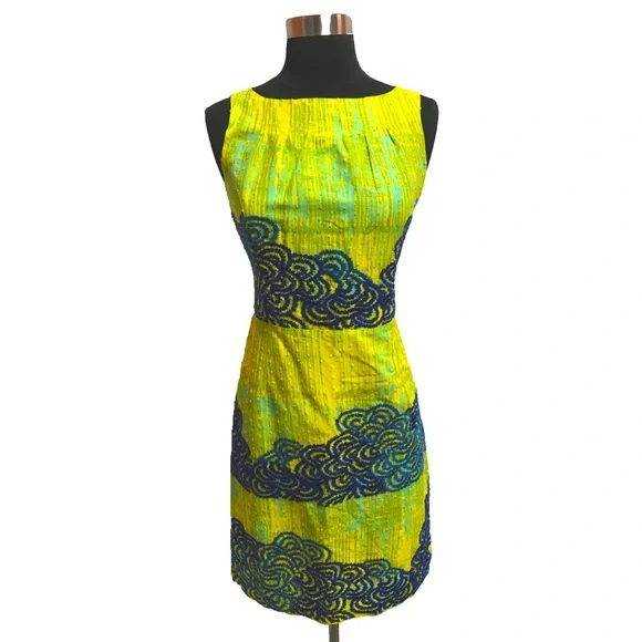 LOT Anthropologie Necklace & Sheath Dress set - Picture 4 of 5